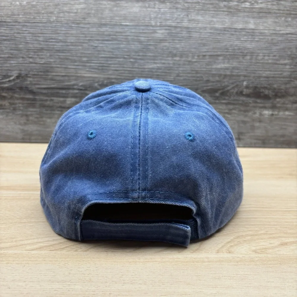 dkps Gorras Isla Mujeres Mexico Hat Blue Nautical Ship Wheel Strap Back Cap